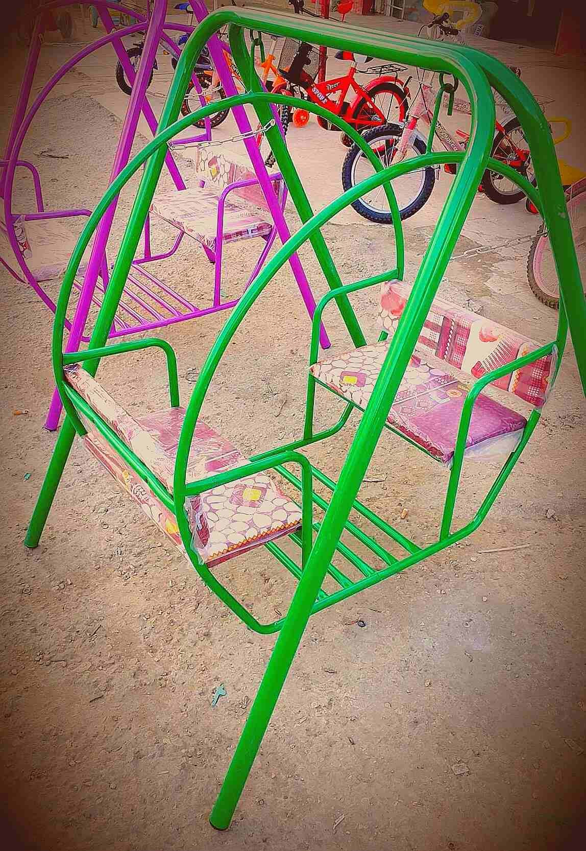 مراجيح مزدوجه معدنيه منزليه جباره .
لا تنسَ أنك شاهدت هذا الإعلان في عنكبوت
مرجوعه حديد. سهلة ال...