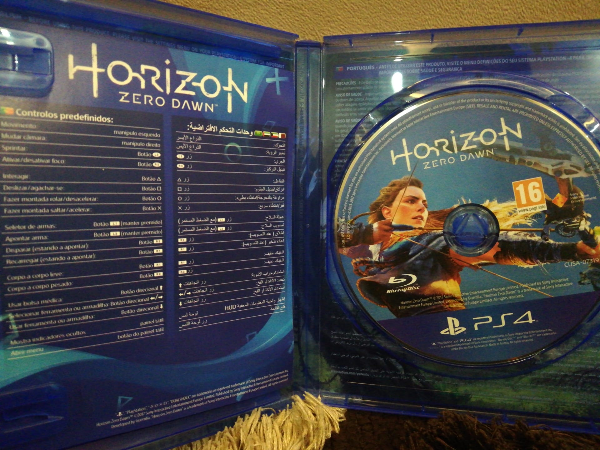 لعبة Horizon zero dawn
لا تنسَ أنك شاهدت هذا الإعلان في عنكبوت
سيدي مستعمل نظيف بدون اي خدش ....