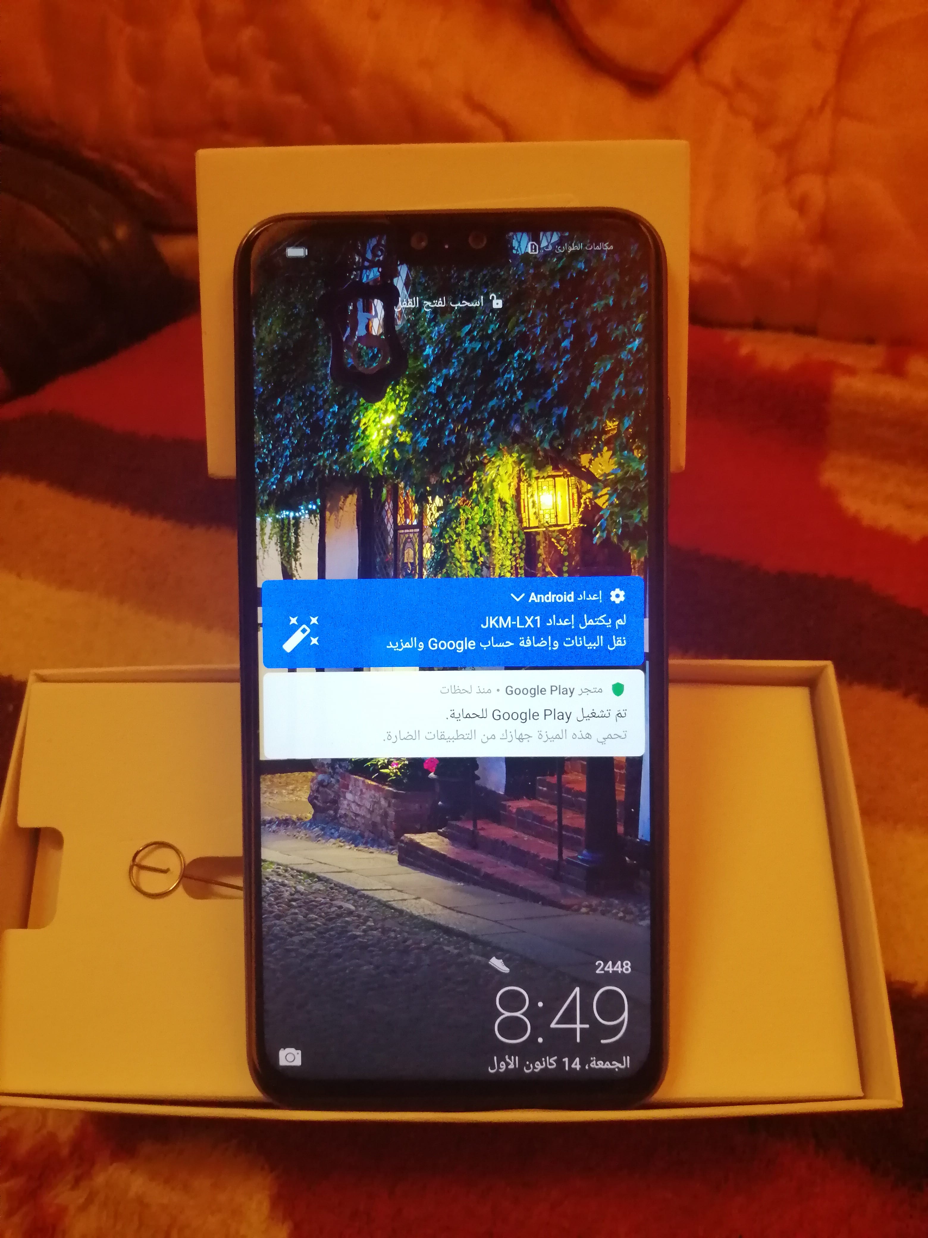 هواوي Y9 2019 وكاله مستعمل اسبوع كامل اغراضو للبيع بسعر160 نهانئ
لا تنسَ أنك شاهدت هذا الإعلان في عنكبوت...