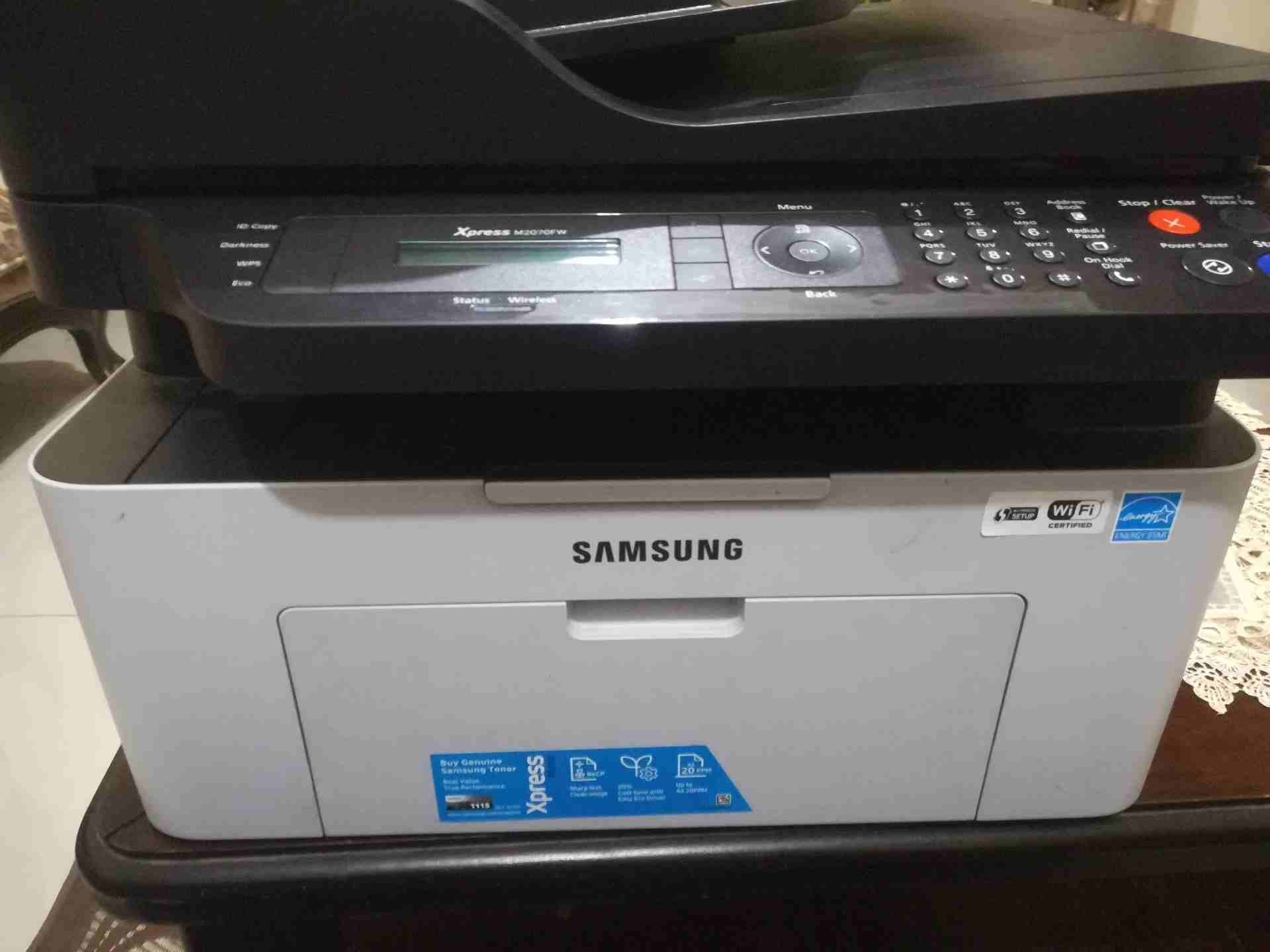 طابعة 5in1 sumsung Xpress M2070FWifi
لا تنسَ أنك شاهدت هذا الإعلان في عنكبوت
طابعة 5in1 قوية وعمل...