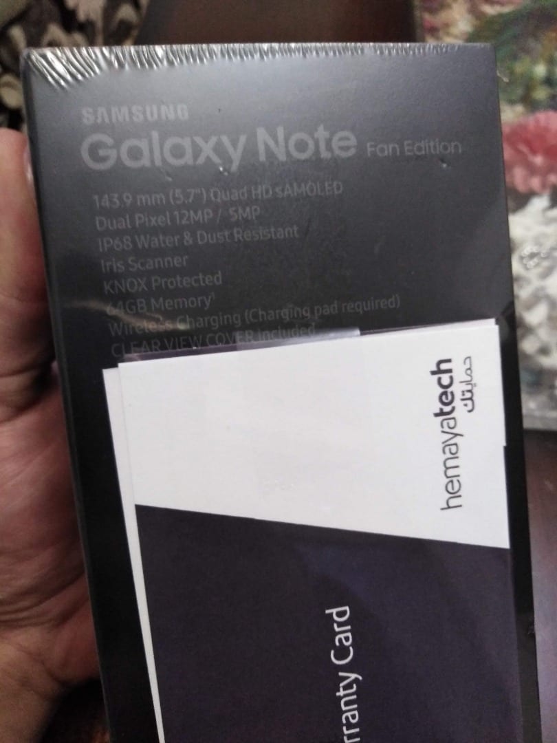 سامسونج نوت فان Note FE Fan Edition جديد مجلتن
لا تنسَ أنك شاهدت هذا الإعلان في عنكبوت
موبايل...