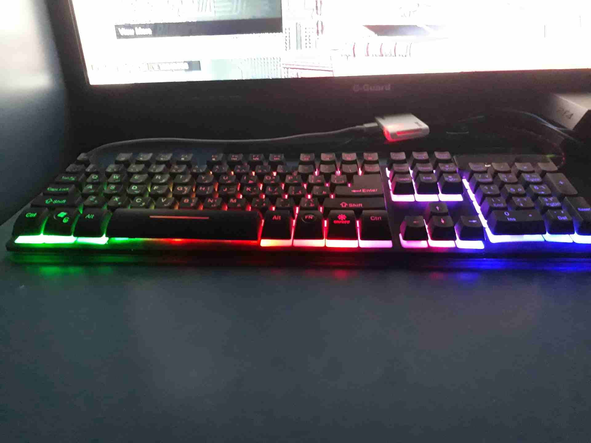 ماوس و كيبورد جيمنج gaming mouse and keyboared
لا تنسَ أنك شاهدت هذا الإعلان في عنكبوت
الكيبورد ج...