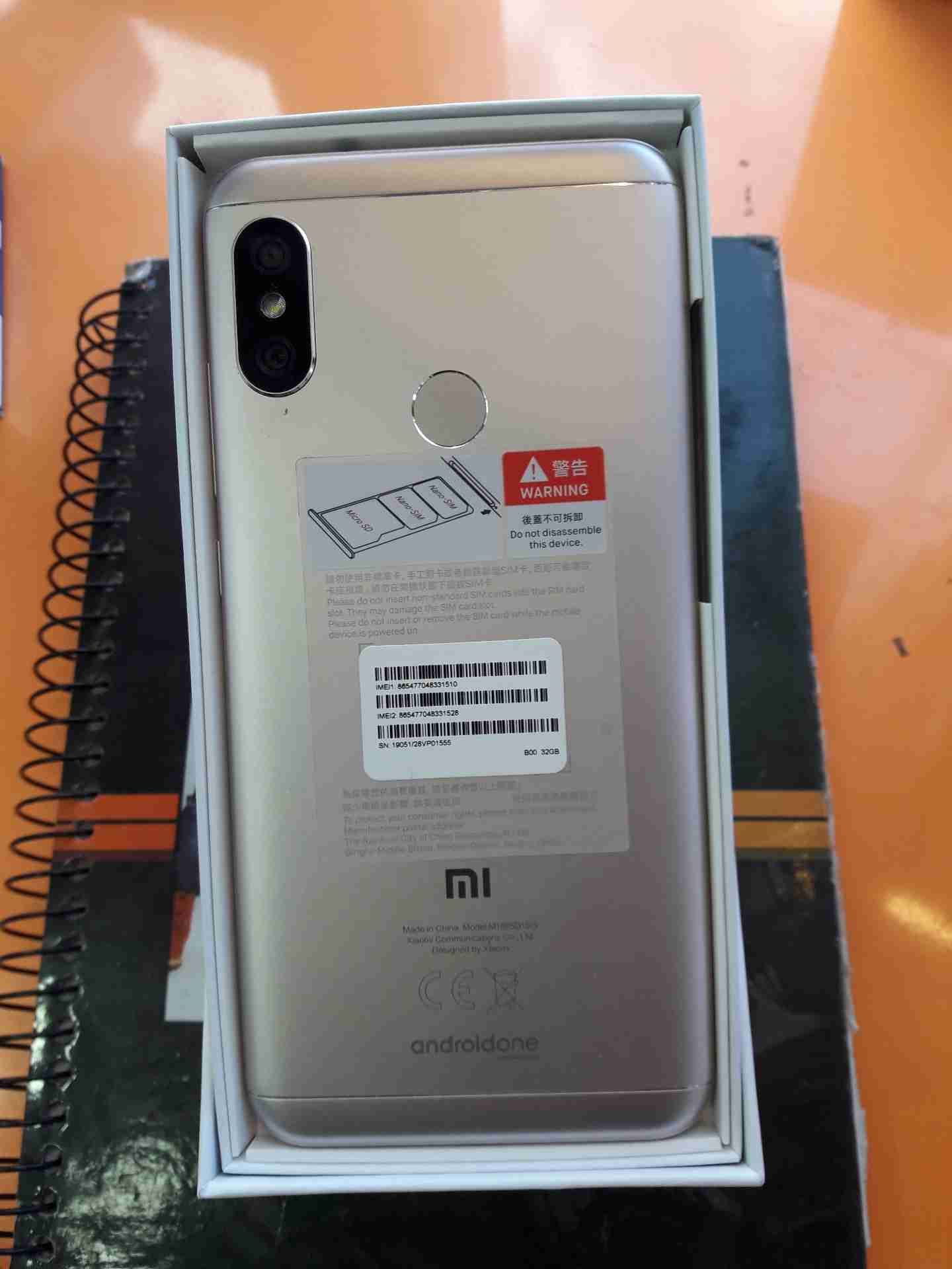 جهاز mi A2 lite
لا تنسَ أنك شاهدت هذا الإعلان في عنكبوت
mi جديد
32 جيجا 3 رام 3 كاميرات بصمه...