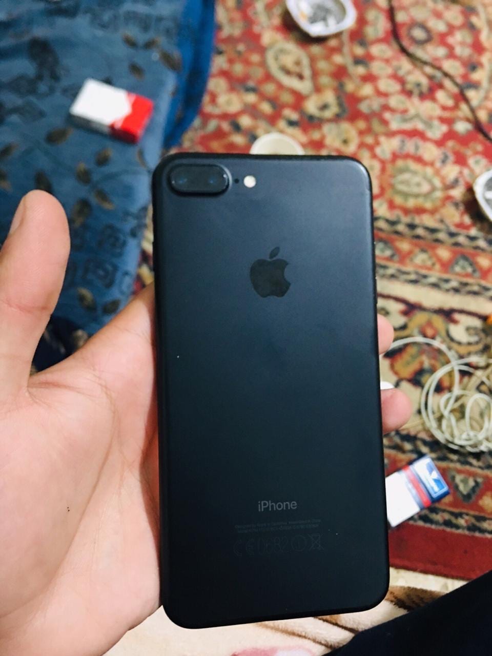 iPhone 7 Plus 128 gigs matte black
لا تنسَ أنك شاهدت هذا الإعلان في عنكبوت
الجهاز نظيف وما بش...