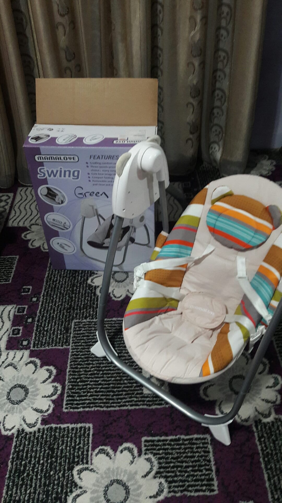 كرسي هزاز على البطاريه جديد من روبنز
لا تنسَ أنك شاهدت هذا الإعلان في عنكبوت
0795667838
السعر 50 دينار...