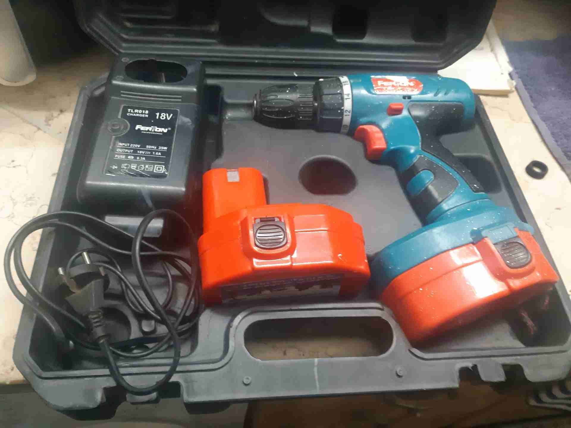 cordless drill ferton درل شحن
لا تنسَ أنك شاهدت هذا الإعلان في عنكبوت
ferton drill 18 volts د...