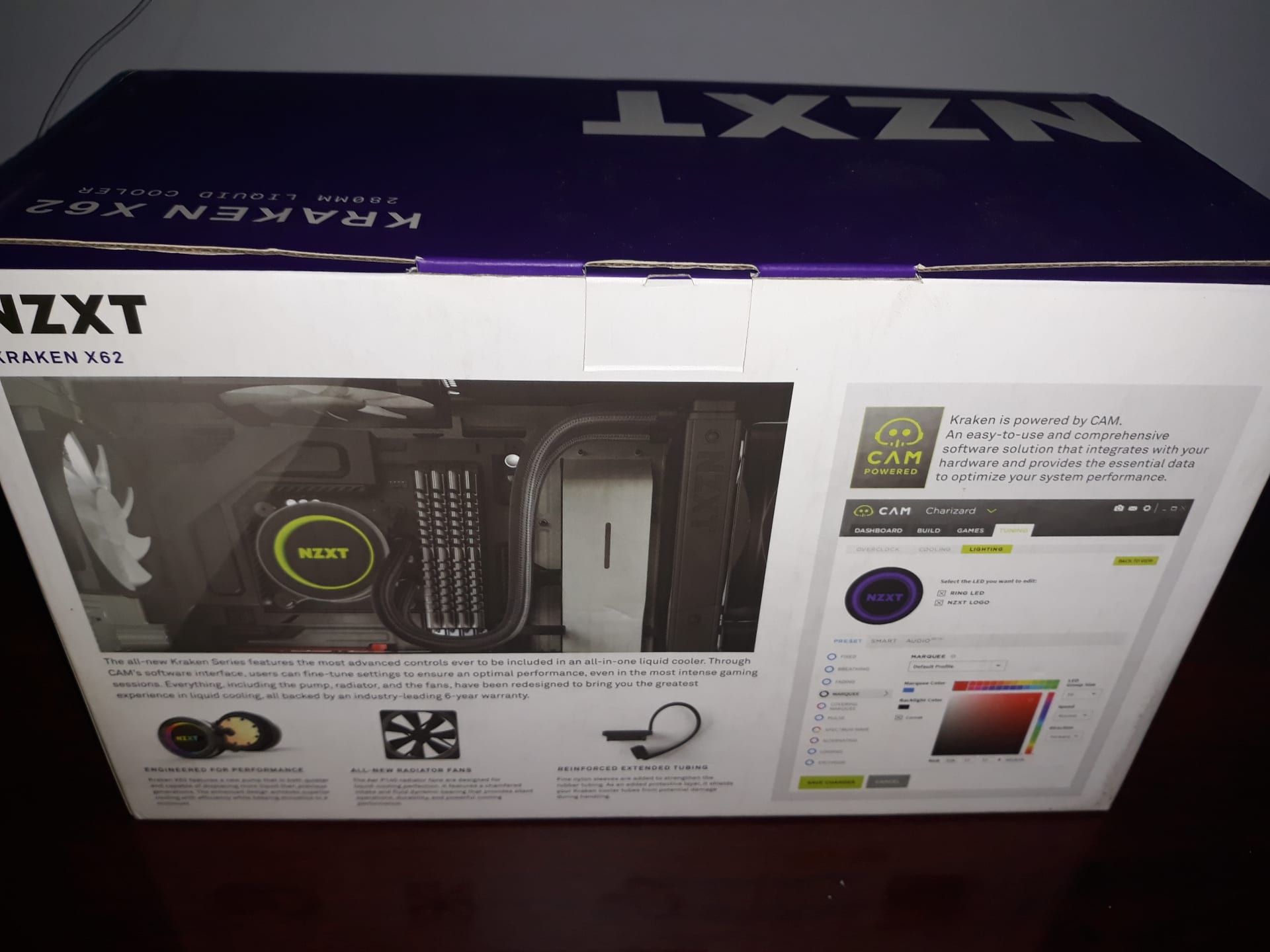 NZXT KRAKEN X62
لا تنسَ أنك شاهدت هذا الإعلان في عنكبوت
مبرد بكامل اغراضه بحالة لجديد بكرتونت...