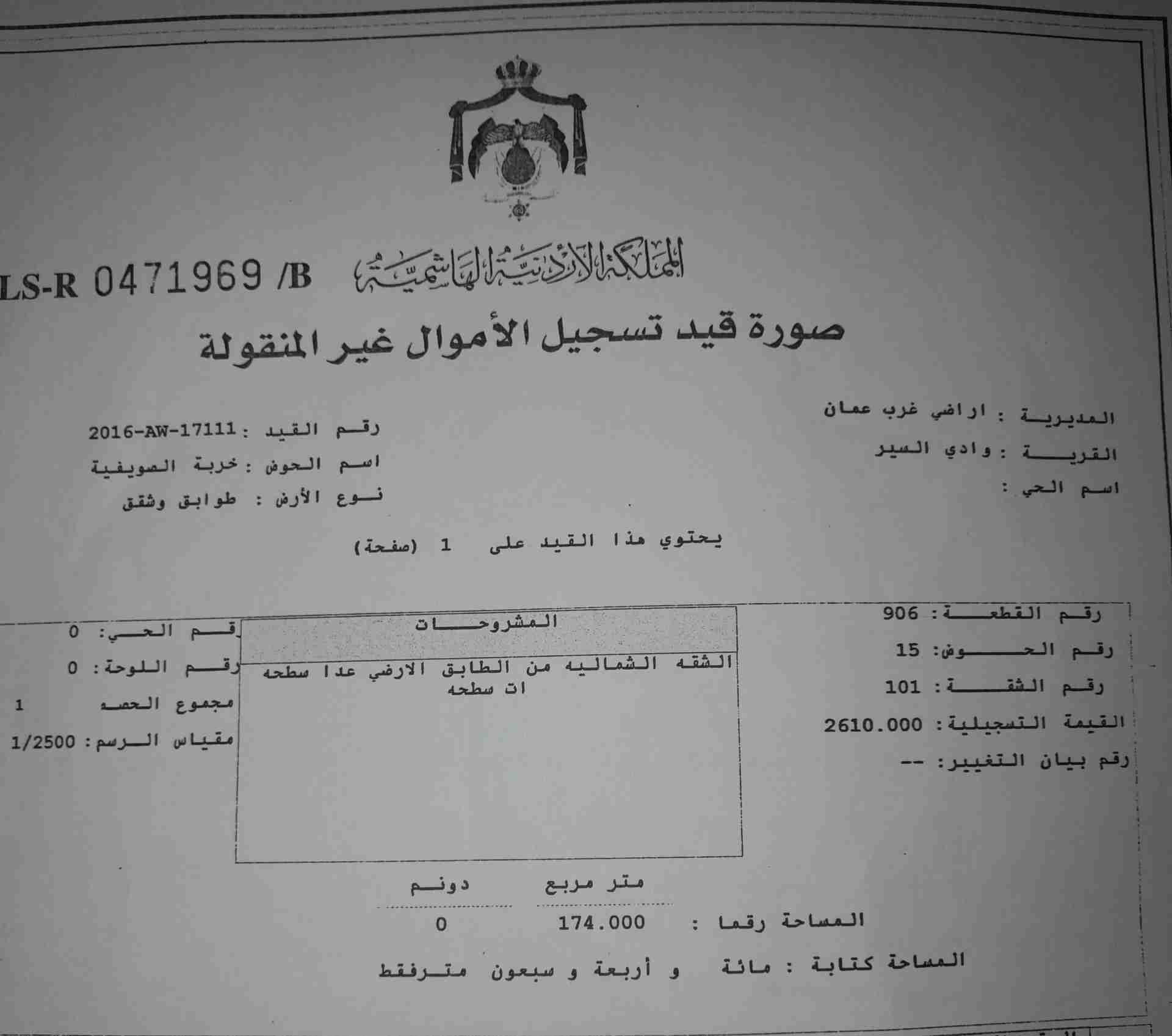 شقه ارضيه مع كراج وحديقه وستوديو للبيع في الصويفيه
لا تنسَ أنك شاهدت هذا الإعلان في عنكبوت
ال...