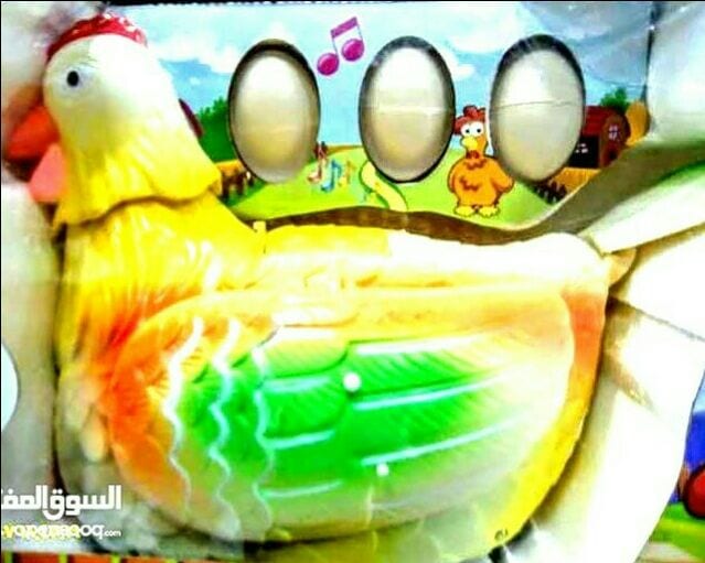دجاجه بياضه.تغني.تمشي تضئ.تصدر صوت الدجاجه
لا تنسَ أنك شاهدت هذا الإعلان في عنكبوت
تعدل مساره...