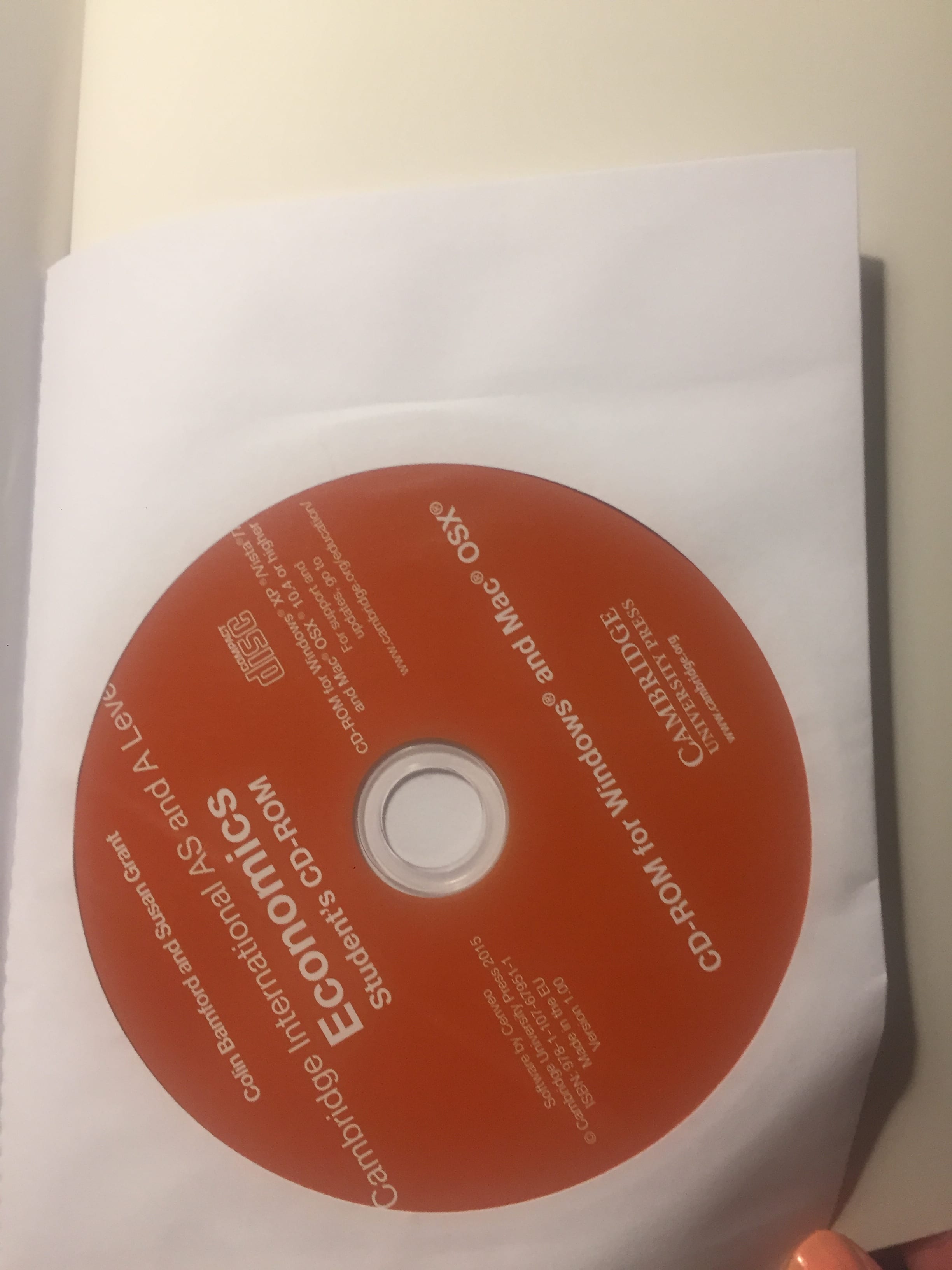 IGCSE Economics AS and A level
لا تنسَ أنك شاهدت هذا الإعلان في عنكبوت
Including CD, Cambridg...