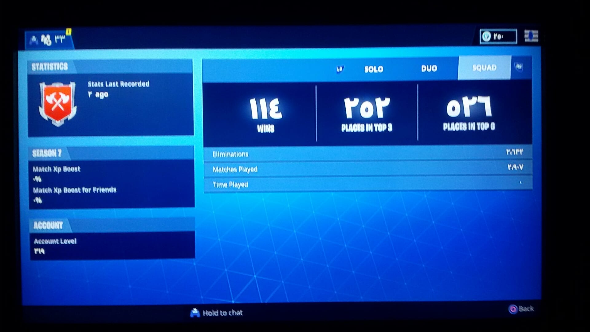 حساب فورت نايت من السيزن الرابع طريقه الدفع وجه لوجه
لا تنسَ أنك شاهدت هذا الإعلان في عنكبوت...