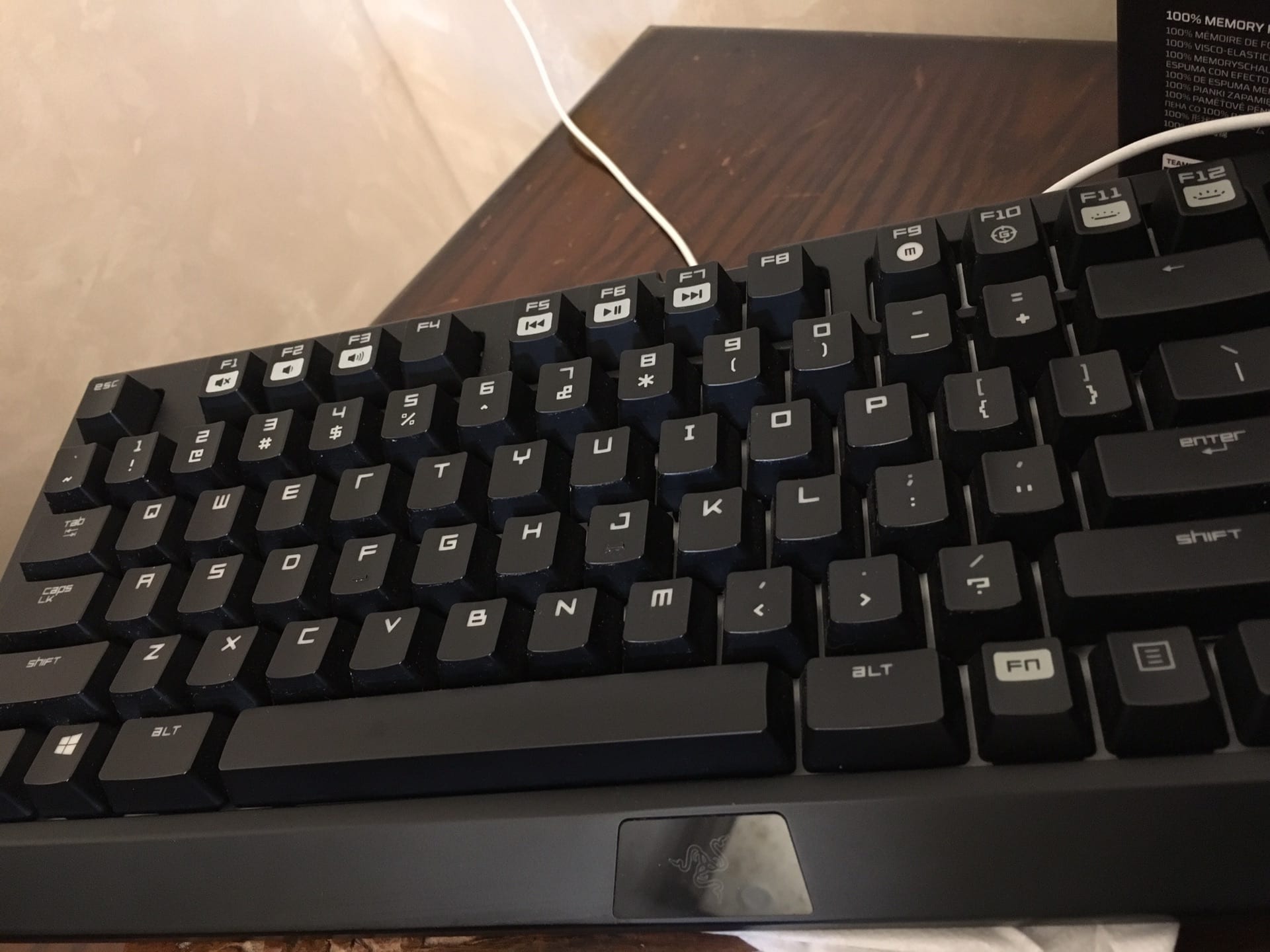 كيبورد Razer blackwidow Edition chroma V2
لا تنسَ أنك شاهدت هذا الإعلان في عنكبوت
الكيبورد وك...