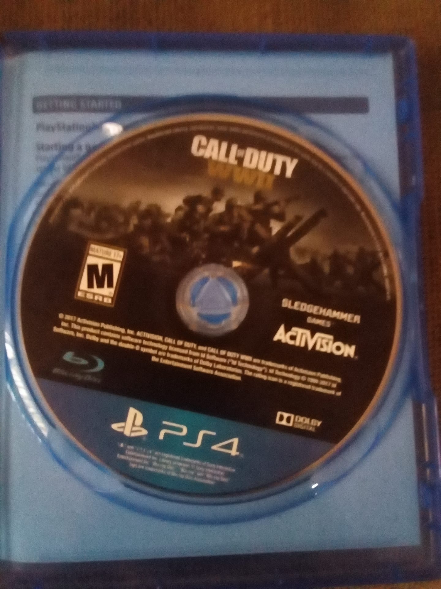 Call of duty wwii the disc has no scratches at all
لا تنسَ أنك شاهدت هذا الإعلان في عنكبوت
it...