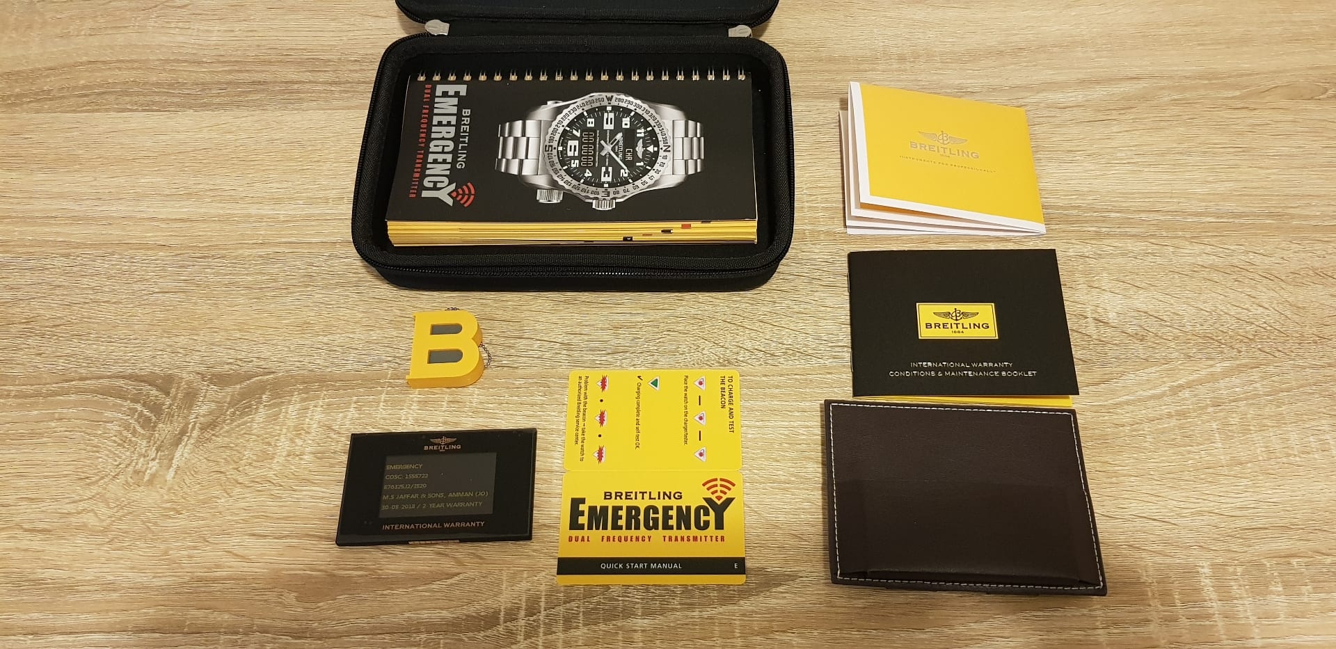 Breitling Emergency II
لا تنسَ أنك شاهدت هذا الإعلان في عنكبوت
3 month old
وارد الوكاله...