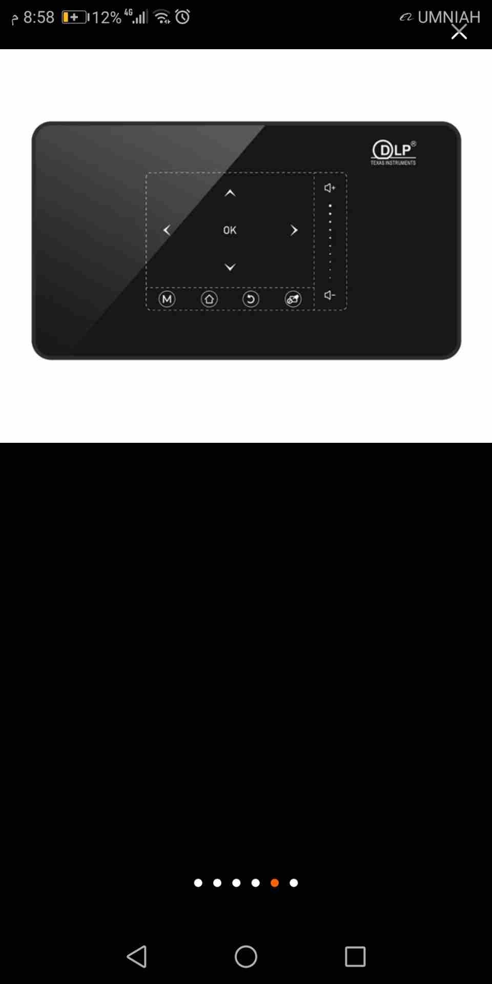 Ultra 4K Mini DLP Projector Android TV Box
لا تنسَ أنك شاهدت هذا الإعلان في عنكبوت
بحجم تلف...