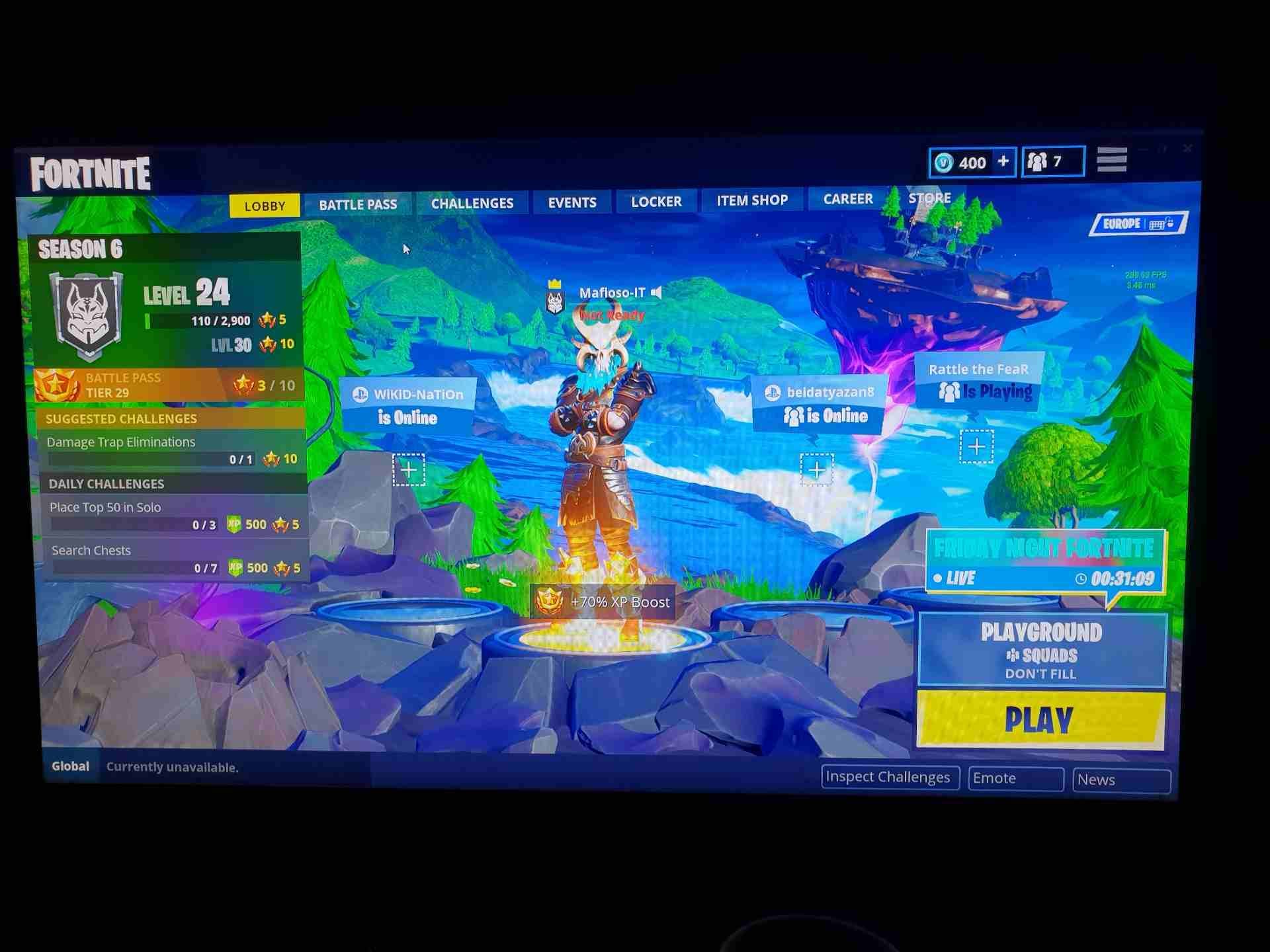 اكاونت فورتنايت سيزون 4 5 6 زومبي 400 في بكس
لا تنسَ أنك شاهدت هذا الإعلان في عنكبوت
للبيع فق...
