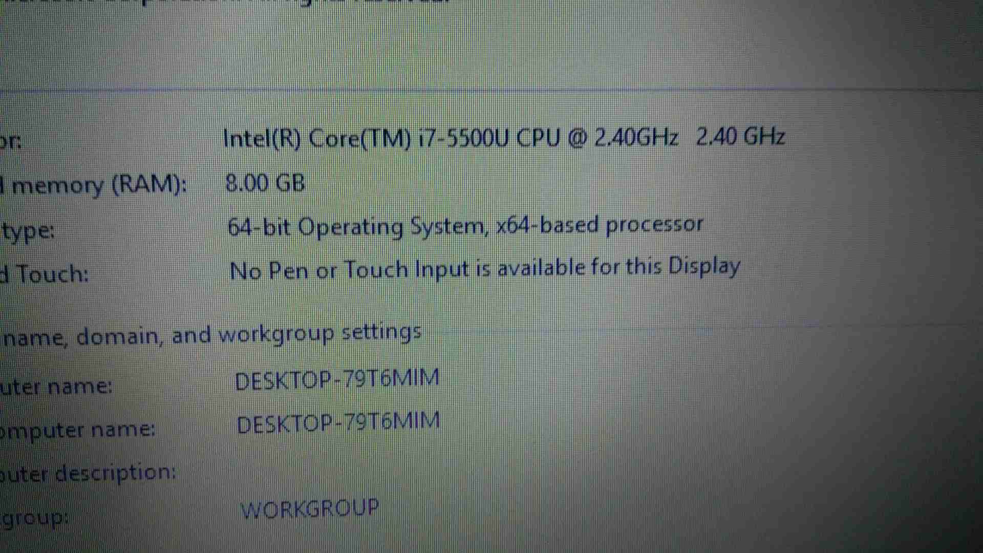 Lenovo Core i7 5th Gen Ram 8 Hard 240SSD بحاااال الوكااالة
لا تنسَ أنك شاهدت هذا الإعلان في عنكبوت...