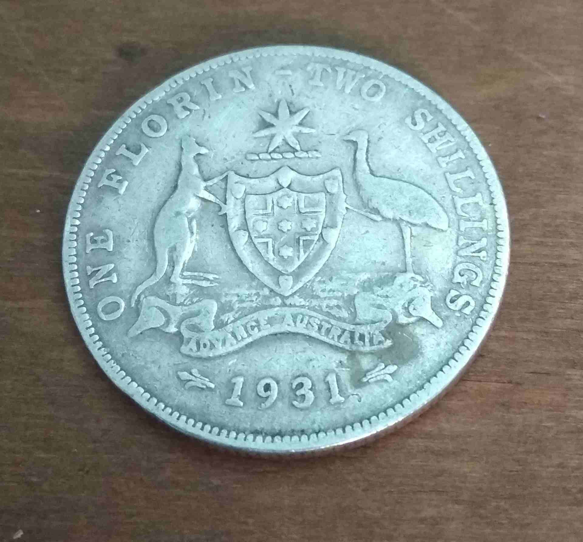 عملة قديمة
لا تنسَ أنك شاهدت هذا الإعلان في عنكبوت
2 شلن أستراليا فضة 1931...