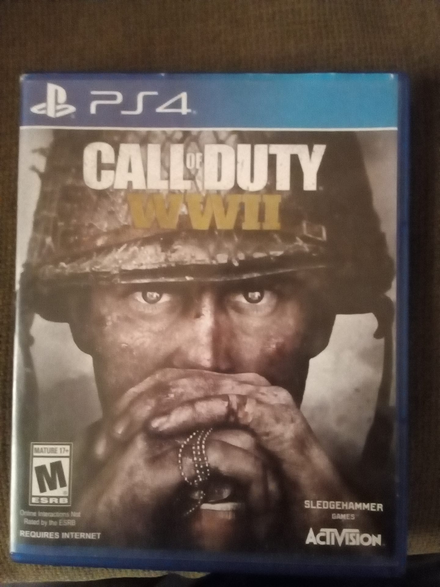 Call of duty wwii the disc has no scratches at all
لا تنسَ أنك شاهدت هذا الإعلان في عنكبوت
it...