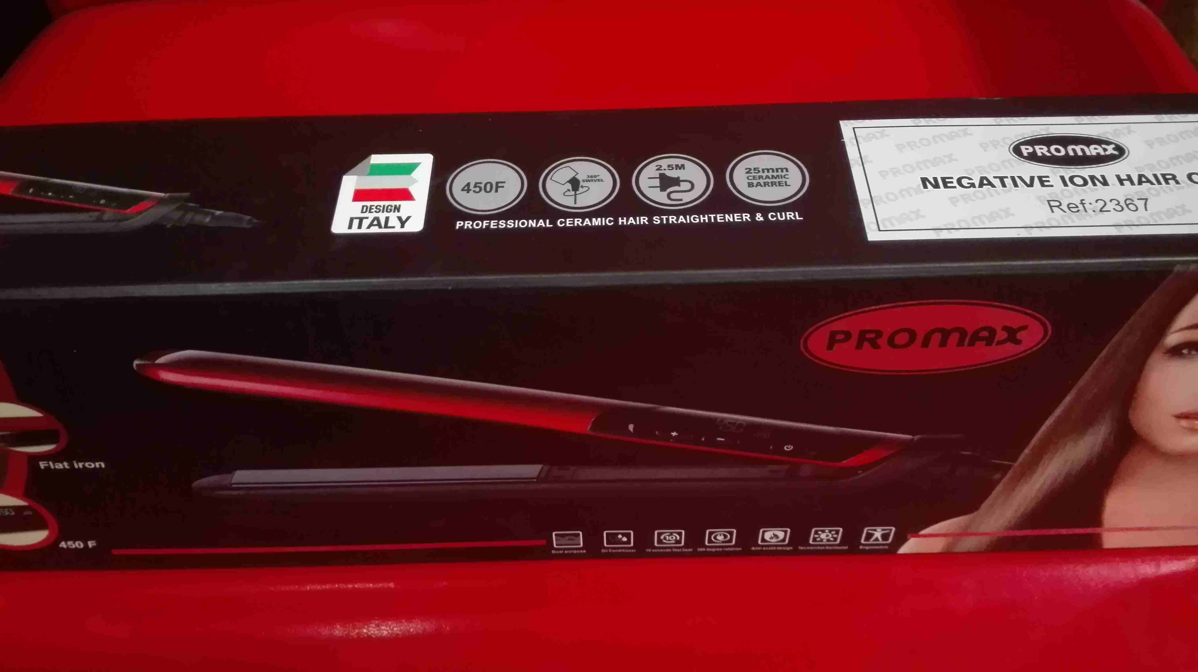 ستريتنر مكبس PROmax,•450درجة*wet&dry هدية •عدت انواع"
لا تنسَ أنك شاهدت هذا الإعلان في عنكبوت...