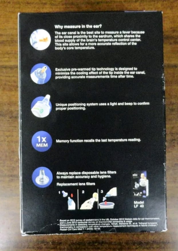 ميزان حراره براون الاصلي عن طريق الاذن Braun Thermoscan 5 Ear Thermometer
لا تنسَ أنك شاهدت هذا الإعلان في عنكبوت...