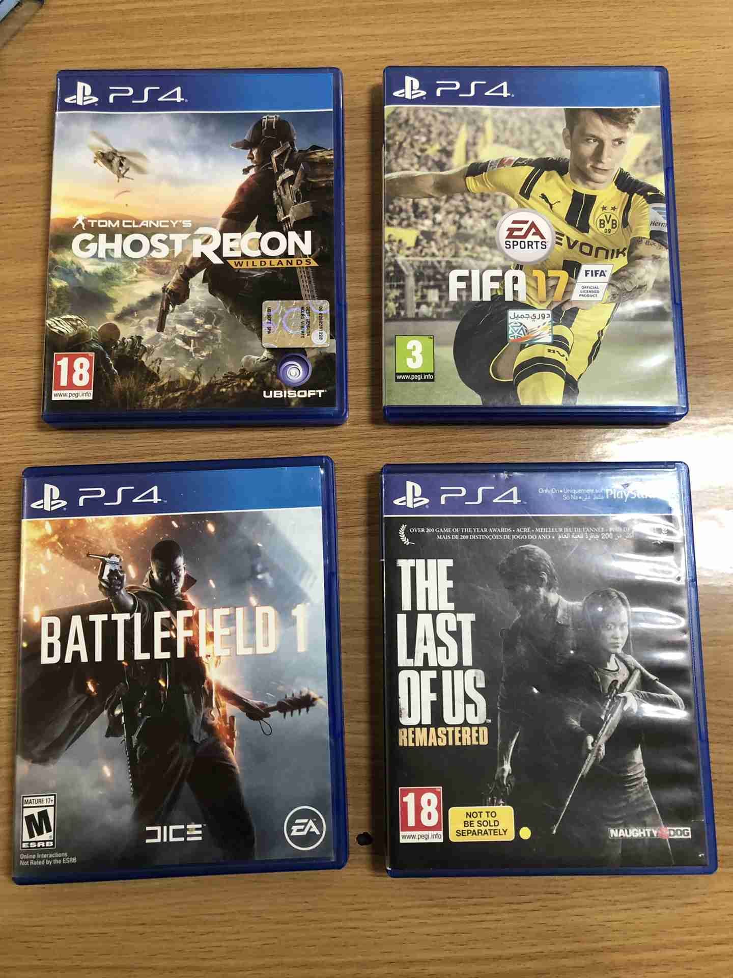 مجموعة العاب للبيع
لا تنسَ أنك شاهدت هذا الإعلان في عنكبوت
Fifa 2017 عربي ب 8 دنانير
Ghost r...
