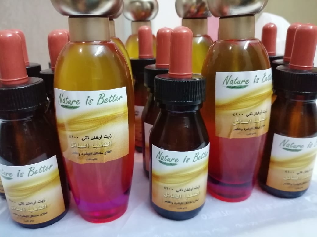 زيت أرغان مغربي
لا تنسَ أنك شاهدت هذا الإعلان في عنكبوت
زيت أرغان نقي 100%
لعلاج مشاكل البشرة...