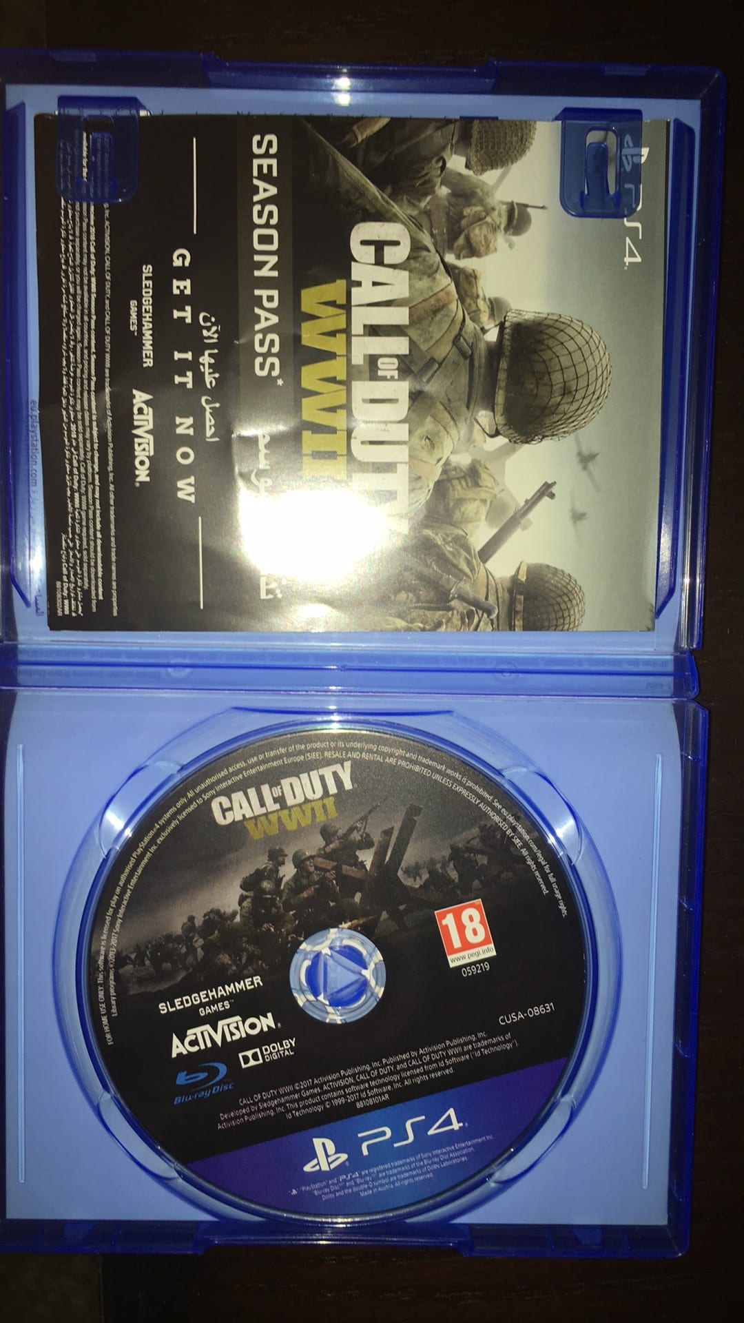 call of duty ww2للبيع
لا تنسَ أنك شاهدت هذا الإعلان في عنكبوت
اللعبة بحالة الوكالة والسعر غير...