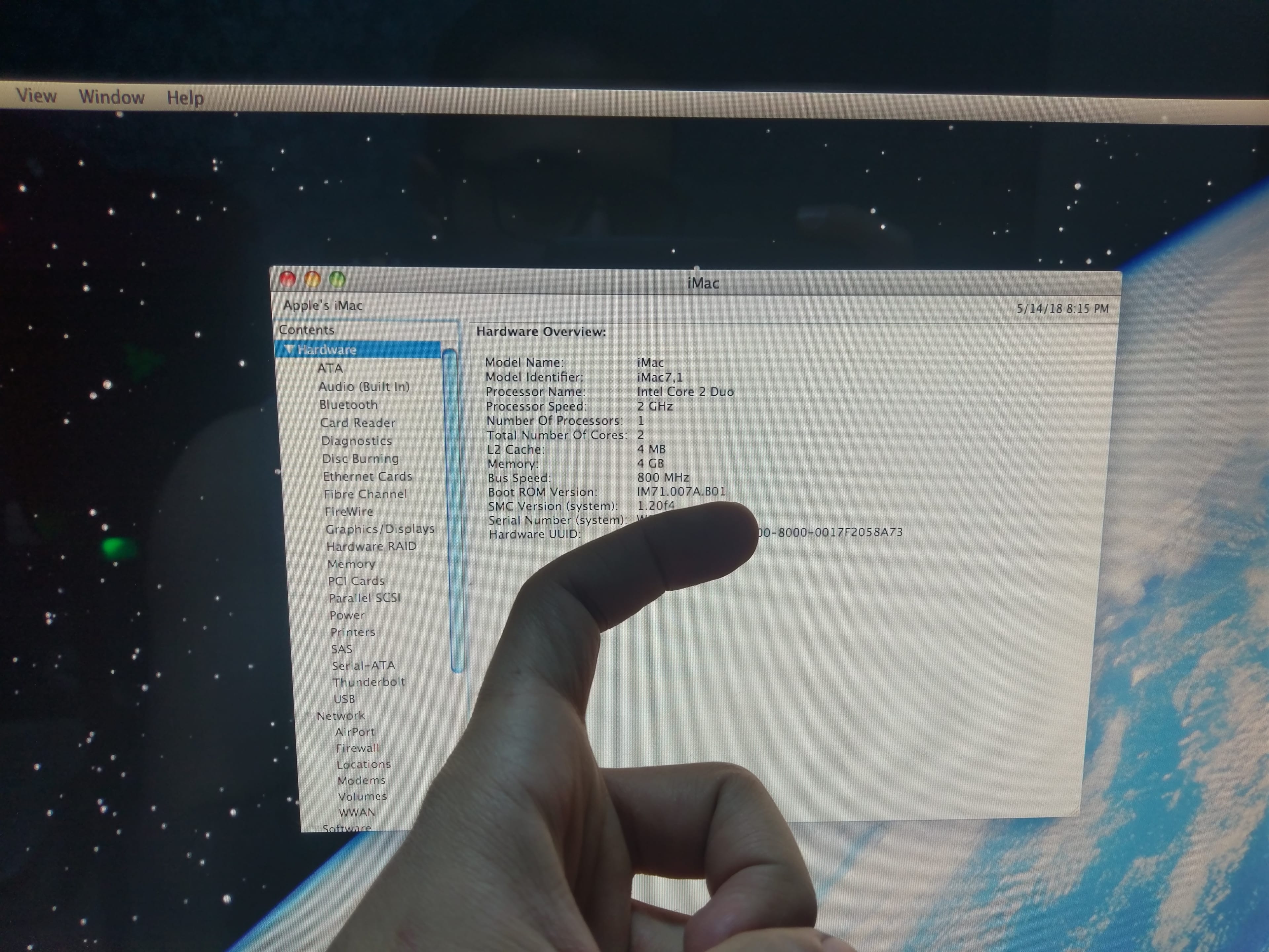 Imac 7.1 بحالة ممتازة للبيع.. ممتاز للتصميم
لا تنسَ أنك شاهدت هذا الإعلان في عنكبوت
Processer...