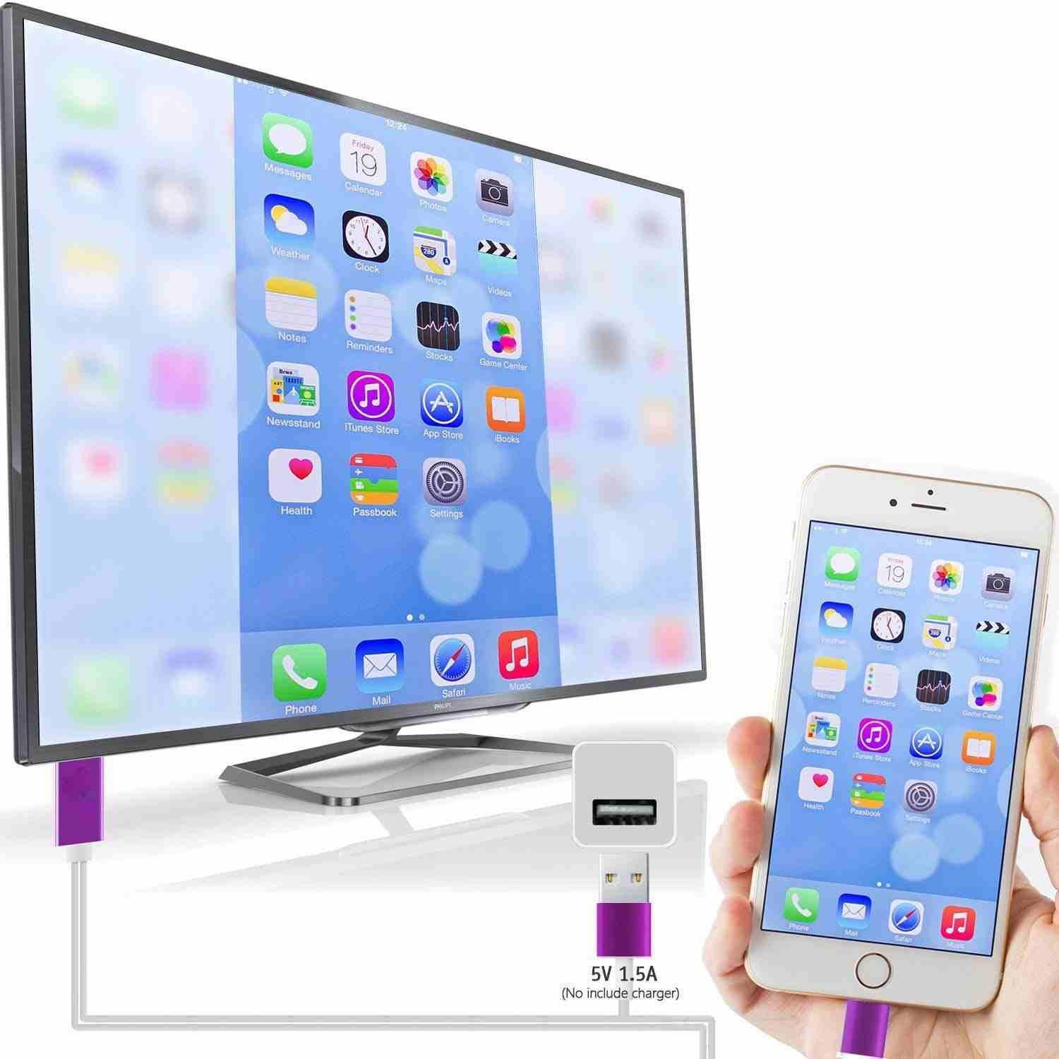 وصلات HDMI لعرض الايفون والاندرويد على التلفاز
لا تنسَ أنك شاهدت هذا الإعلان في عنكبوت
خليك ذكي و...