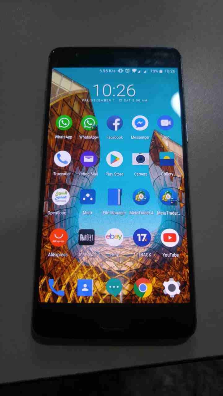 هاتف oneplus 3t
لا تنسَ أنك شاهدت هذا الإعلان في عنكبوت
اللون رمادي
الشاشة 5.5انش سوبر امولد
الرا...