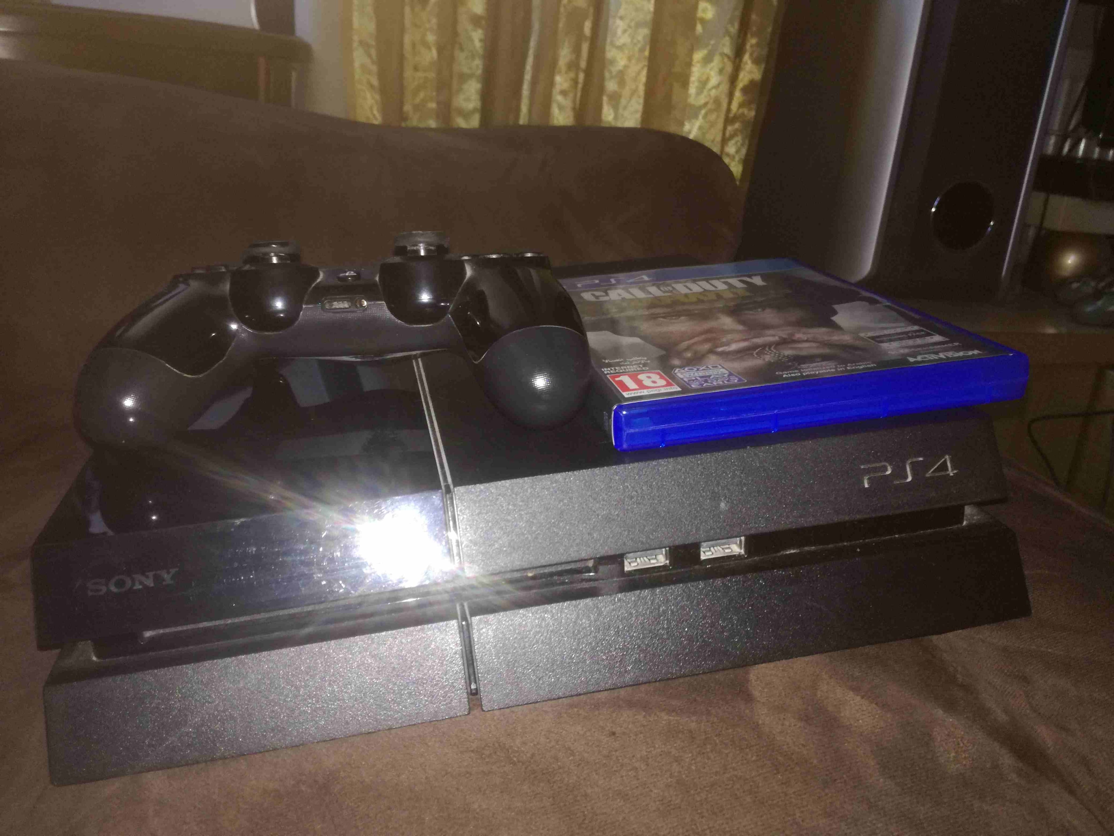 ps4 للبيع
لا تنسَ أنك شاهدت هذا الإعلان في عنكبوت
معاه ايد الاصلية
معاه كل وصلاتو
وسيدي call of...