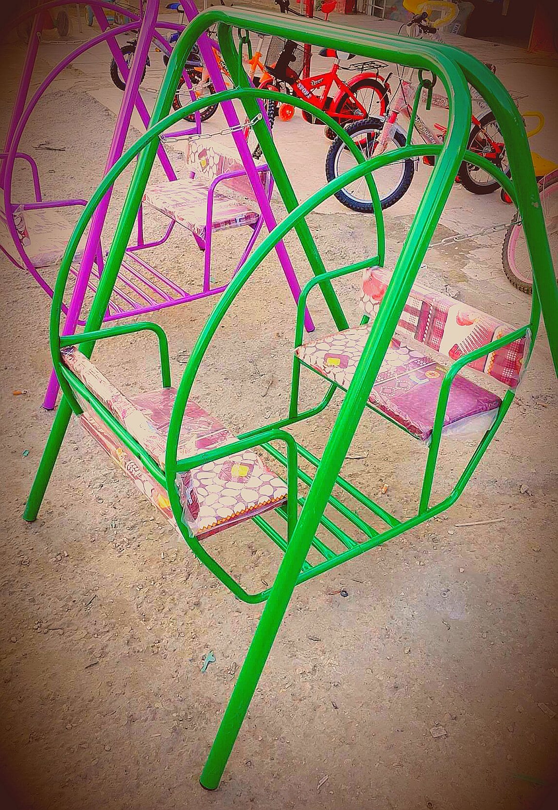 مراجيح مزدوجه معدنيه منزليه جباره .
لا تنسَ أنك شاهدت هذا الإعلان في عنكبوت
مرجوعه حديد. سهل...