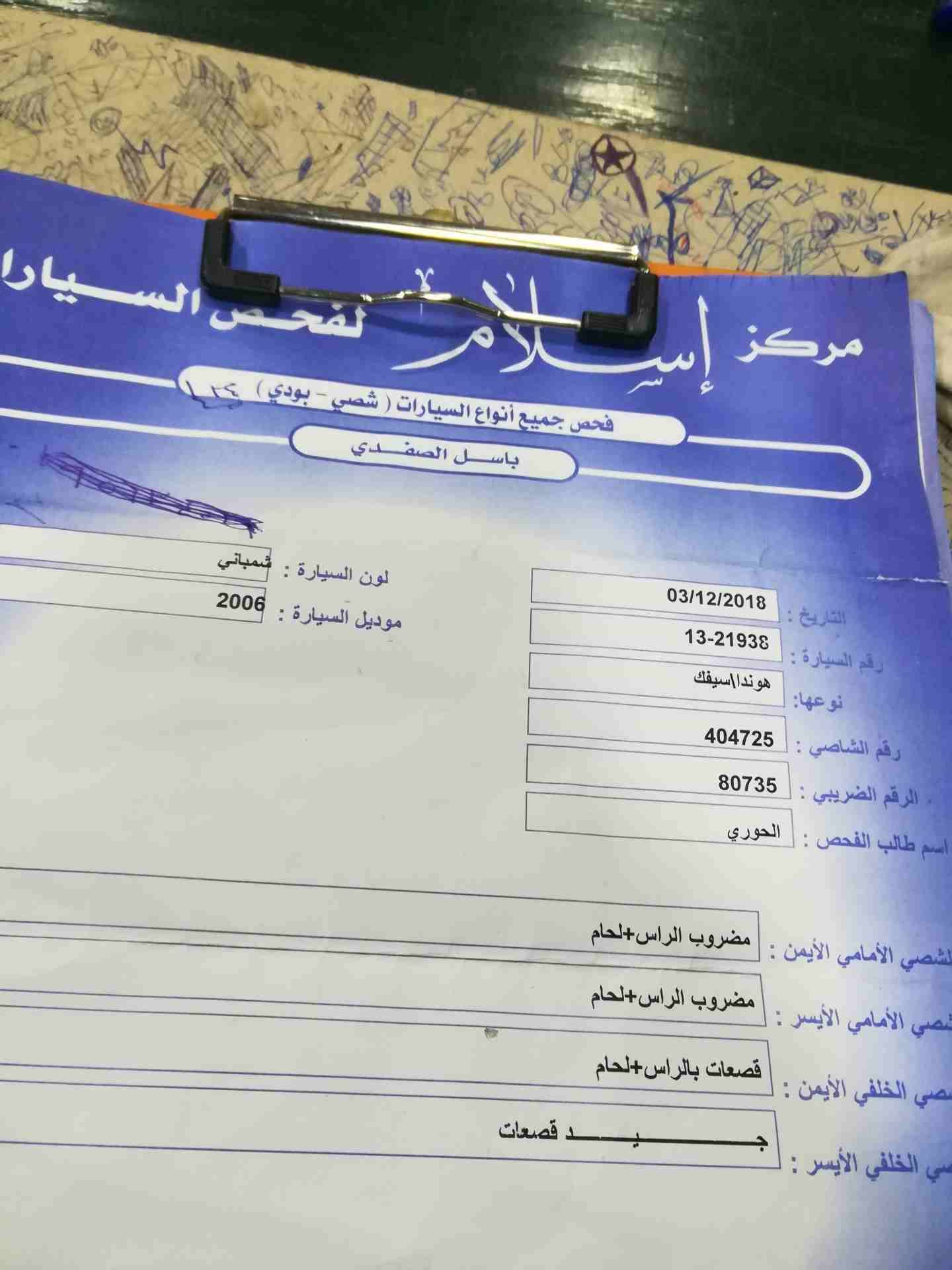 هوندا سيفيك بنزين اصلي فل
لا تنسَ أنك شاهدت هذا الإعلان في عنكبوت
هوندا سيفيك 2006قصه الصاروخ .....