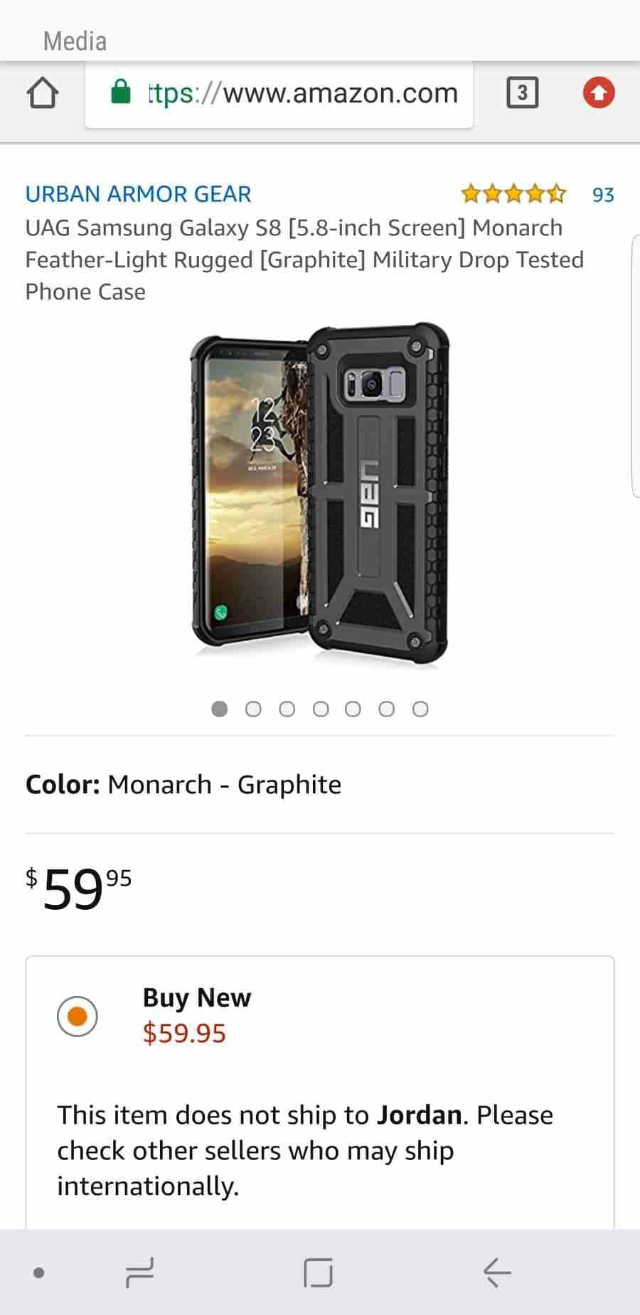 uag s8 cover كفر باك نوع uag ضد الصدمات و الكسى
لا تنسَ أنك شاهدت هذا الإعلان في عنكبوت
uag s8 co...