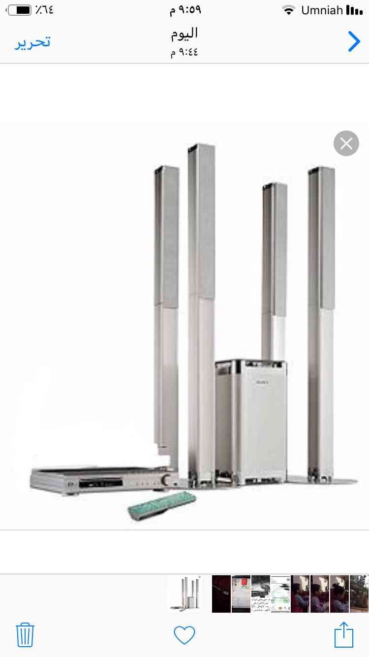مسرح منزلي Sone
لا تنسَ أنك شاهدت هذا الإعلان في عنكبوت
sony-dvd-with-ampfire-5-1-ID72M1 مستع...