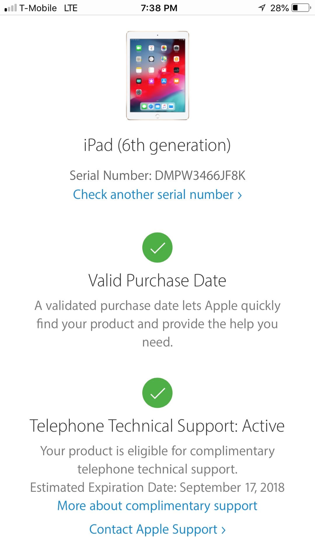 I pad 6th generation (2018)
لا تنسَ أنك شاهدت هذا الإعلان في عنكبوت
الجيل السادس اخر اصدار من...