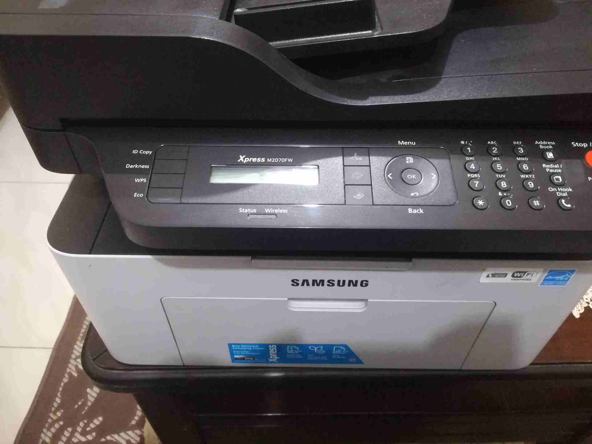 طابعة 5in1 sumsung Xpress M2070FWifi
لا تنسَ أنك شاهدت هذا الإعلان في عنكبوت
طابعة 5in1 قوية وعمل...
