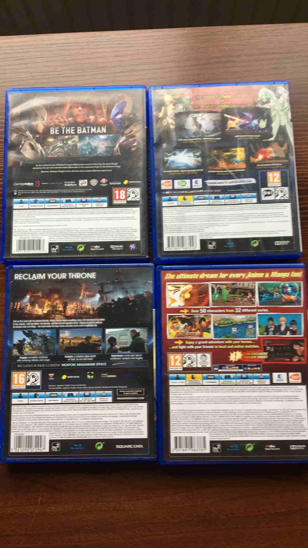 4 PS4 Games for sale (All at once)
لا تنسَ أنك شاهدت هذا الإعلان في عنكبوت
Games are:
1) Final f...