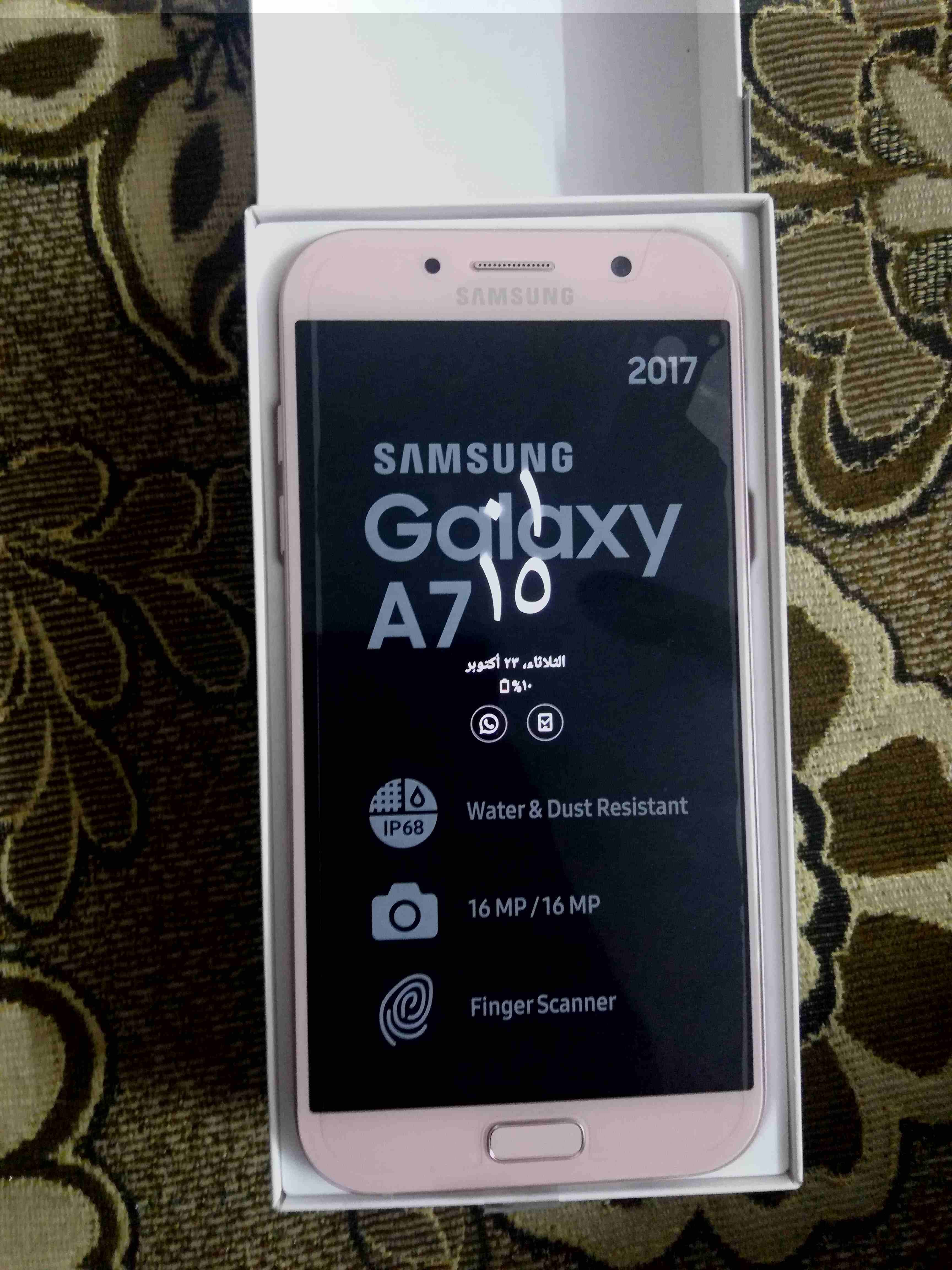 للبيع A7 2017
لا تنسَ أنك شاهدت هذا الإعلان في عنكبوت
للبيع فقط كامل اغراضو مستعمل شهر ونص فقط جد...