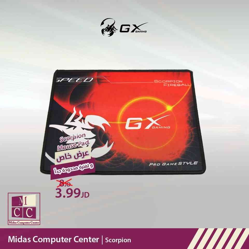 MOUSE PAD GAMING GX Scorpion
لا تنسَ أنك شاهدت هذا الإعلان في عنكبوت
عروض آخر السنة
نقدم لك...