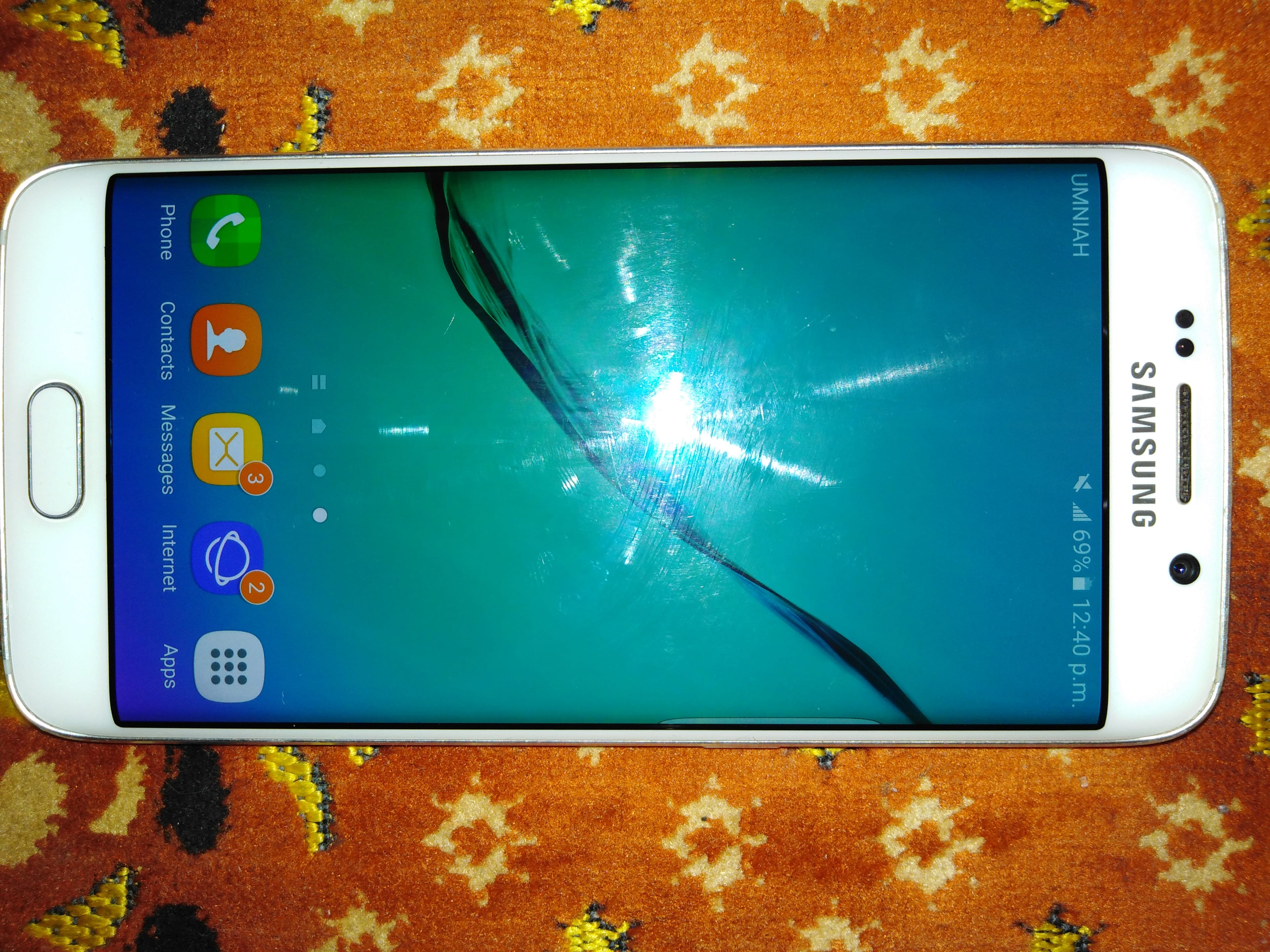 used samsung galaxy s6 edge in good condition
لا تنسَ أنك شاهدت هذا الإعلان في عنكبوت
used in...