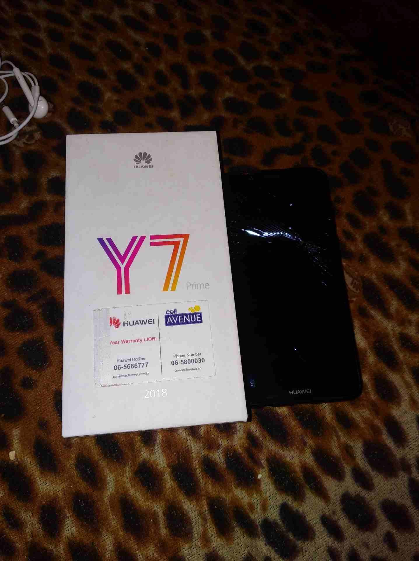 y7 برايم للبيع او للبدل
لا تنسَ أنك شاهدت هذا الإعلان في عنكبوت
هواوي y7 prime2018 للبيع أو البدل...