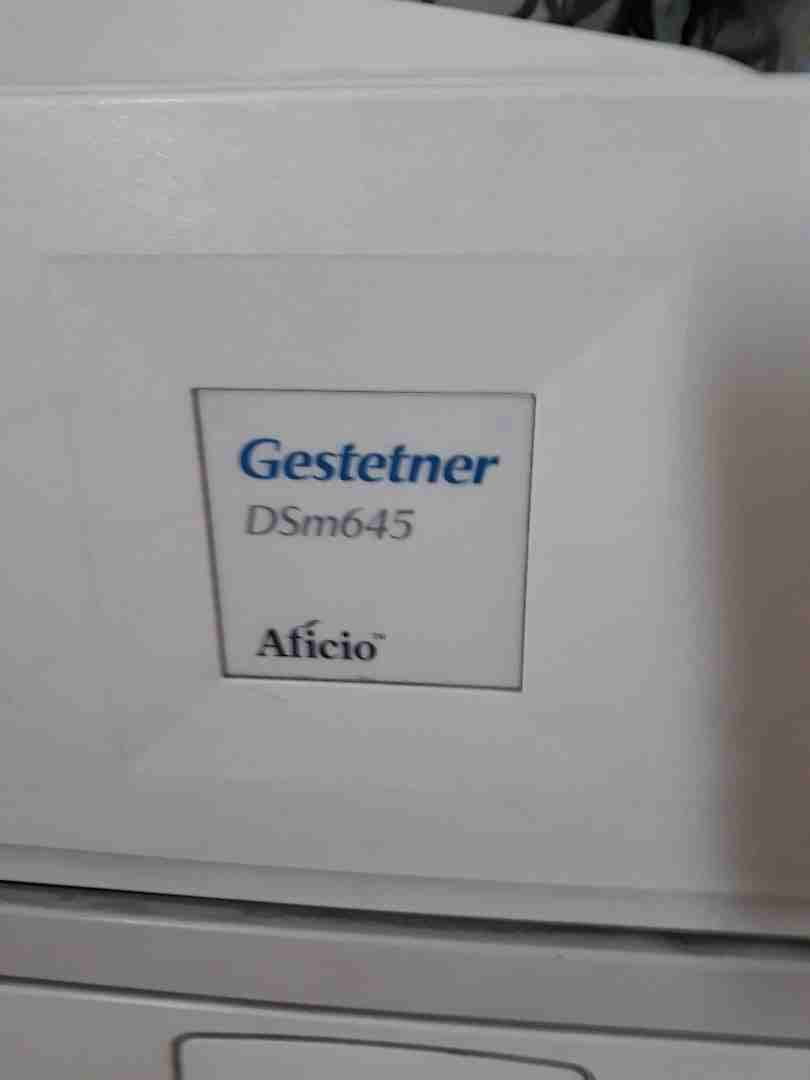 ماكنة تصوير ونسخ سريع نوع AFICIO GESTETNER DSM 645
لا تنسَ أنك شاهدت هذا الإعلان في عنكبوت
ماكنة...