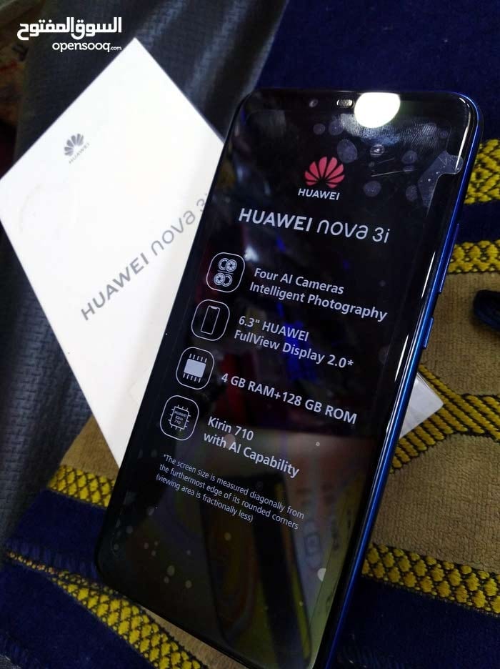 جهاز هواوي نوفا 3 اي Huawei nova 3i جديد استعمال اسبوعين فقط
لا تنسَ أنك شاهدت هذا الإعلان في عنكبوت...