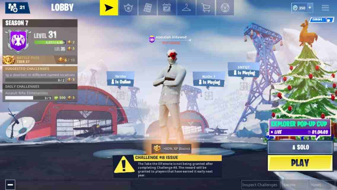 حساب فورتنايت 96 سكن
لا تنسَ أنك شاهدت هذا الإعلان في عنكبوت
كلشي موضح بالصور فيه الجالاكسي و 96...