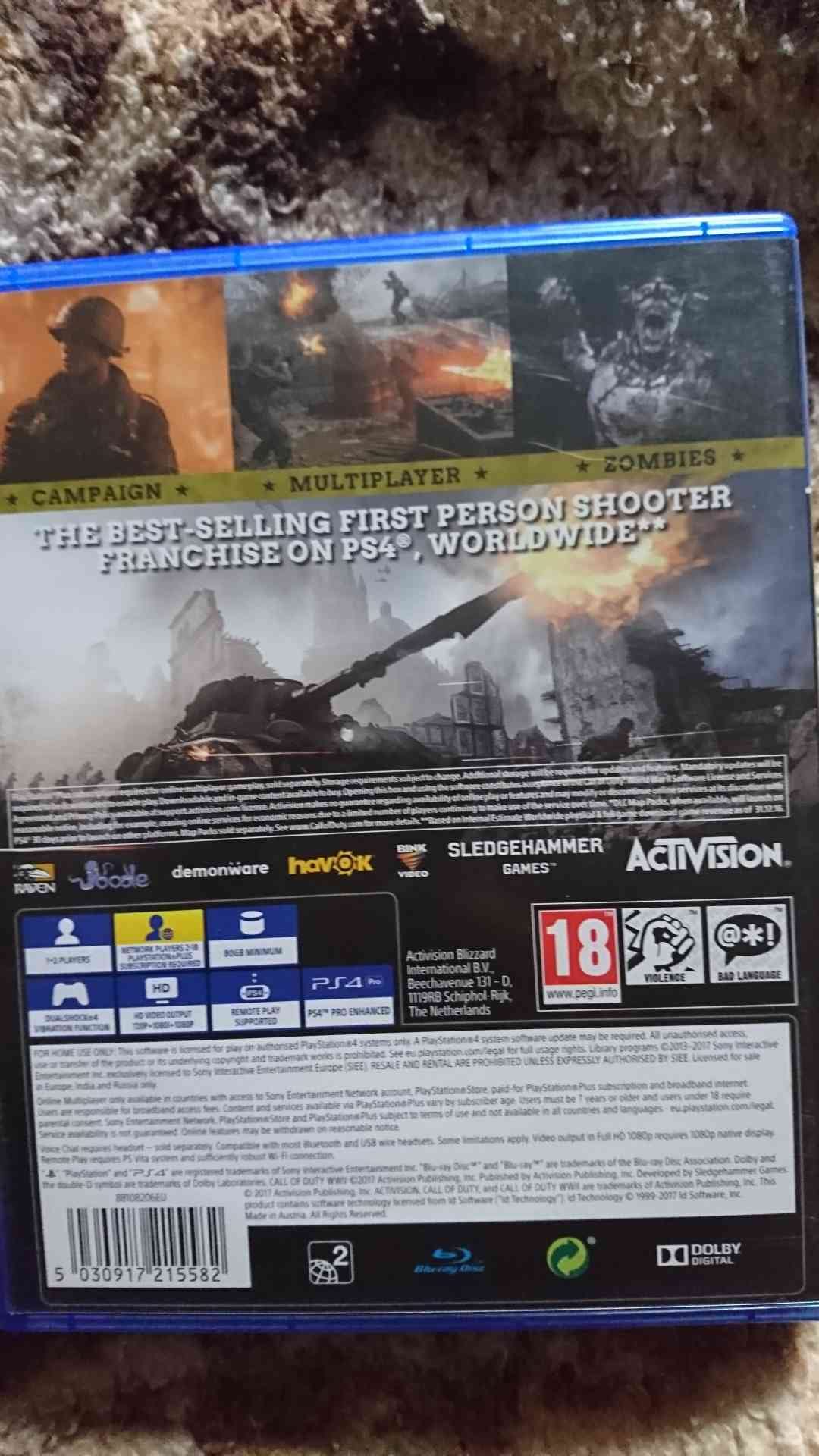 CALL OF DUTY WWII للبيع
لا تنسَ أنك شاهدت هذا الإعلان في عنكبوت
CALL OF DUTY WWII للبيع
نظيف...