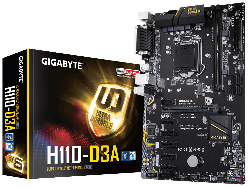للبيع ماذربورد جيل السادس والسابع GIGABYTE GA-H110-D3A
لا تنسَ أنك شاهدت هذا الإعلان في عنكبوت
و...
