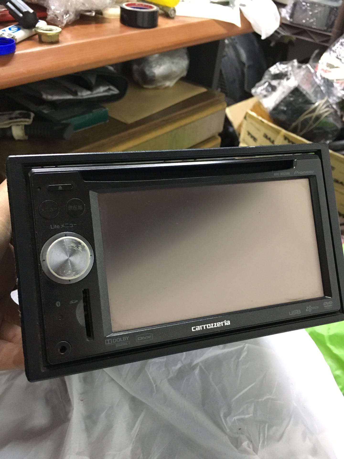مسجل بايونير شاشة Pioneer Carrozzeria أصلي ياباني DVD
لا تنسَ أنك شاهدت هذا الإعلان في عنكبوت...