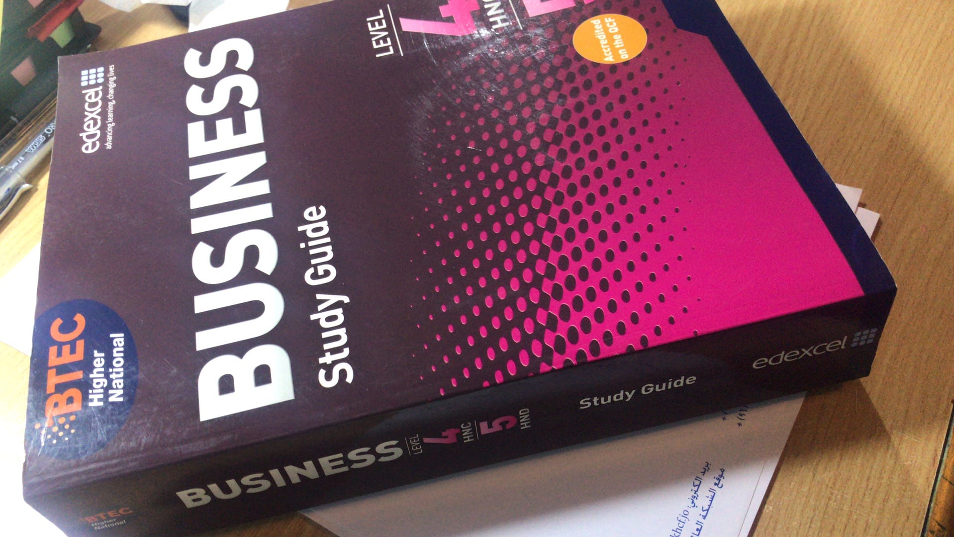 BTEC HIGHER NATIONAL BUSINESS EDEXCEL
لا تنسَ أنك شاهدت هذا الإعلان في عنكبوت
LEVEL 4 HNC , L...